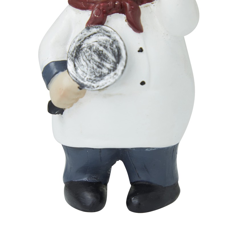 Deco 79 Polystone Chef Sculpture, Set of 3 5", 5",