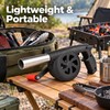 Portable Hand Blower for BBQ & Fireplace – Stainless Steel