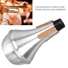 Trumpet Practice Mute Lightweight Aluminum Alloy Soft Cork Noise Reduction