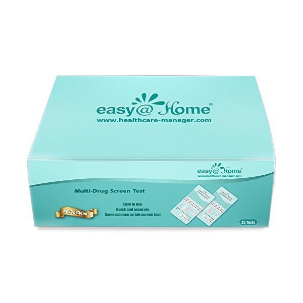 Easy@Home Marijuana (THC) Single Panel Drug Tests Kit - # EDTH-114 (25 Pack)