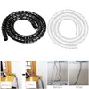 10mm Spiral Cable Tidy Wrap Management Storage Organizer 2M for