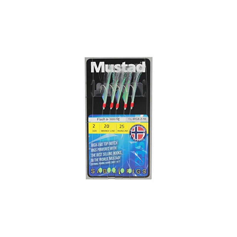Mustad Feathers: Flash a-boo Rig Size 6