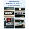 2 Pack Clear License Plate Protector for US Standard Plates,