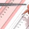 5 PCS Ruler 15mm,Clear Small Rulers for School 15cm,6 Inch