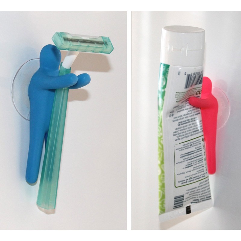 Lucore Home 8 PC Toothbrush Holder, Hanger, Hook & Bathroom