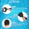 YEAMLTE Mask Strap Diving Goggles, 3 Pieces Diving Mask Straps,