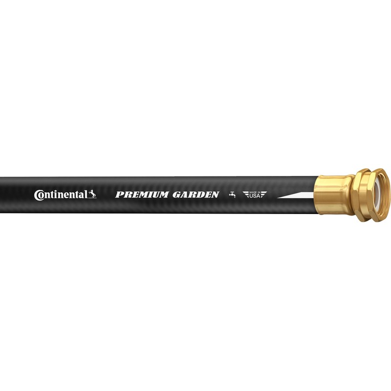 Continental Premium Garden, Black Heavy Duty Cold Water Garden Hose,