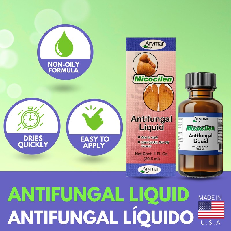 Arymar Micocilen Liquid (1 oz) with Brush Applicator - Fast-Acting