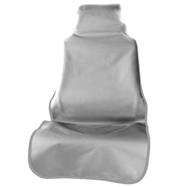 ZIMISI Waterproof Car Seat Cover Protector, Universal Stain Resistant Washable Car Front Seat Cover, Dustproof Vehicle Interior Seats Accessories for Cars, SUVs, Trucks (Grey)