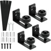 Dreamxiang Sliding Barn Door Floor Guide, Wall Mount Stay Roller