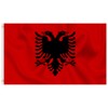 Second Ave Albania Flag 5ft X 3ft Large With Brass