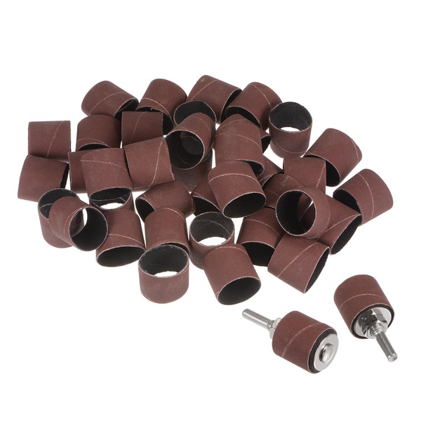 QUARKZMAN Pack of 50 1 Inch Sanding Sleeves Sandpaper Set