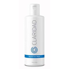12% Glycolic Acid Exfoliating Face Wash | Medical Grade [Strong] Anti-Wrinkle Anti-Aging Anti-Acne Deep Clean Facial Cleanser, Fades Age Spots & Evens Tone | Claridad Skincare