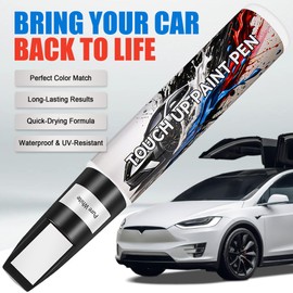 Touch Up Paint for Cars, White Car Paint Touch Up, Car Paint Scratch Repair, Auto Paint Repair Pen, Professional Seamless Coverage, Color Accurate, Long lasting Adhension, Fast Drying