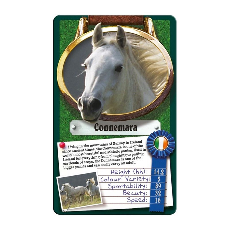 Horses & Ponies Top Trumps Card Game for 3 years