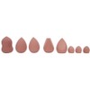 MAANGE 8pcs Sponge Makeup Blender Wet Dry Dual Use Cosmetic