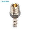 LTWFITTING LF Brass Barbed Fitting Coupler/Connector 3/16" Hose Barb x