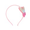Bowbear Girls Womens Crystal Party Headband, Pink Butterfly