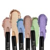 Waterproof Eyeshadow Pencil Creamy Long Lasting Eyeshadow Makeup (Silver)