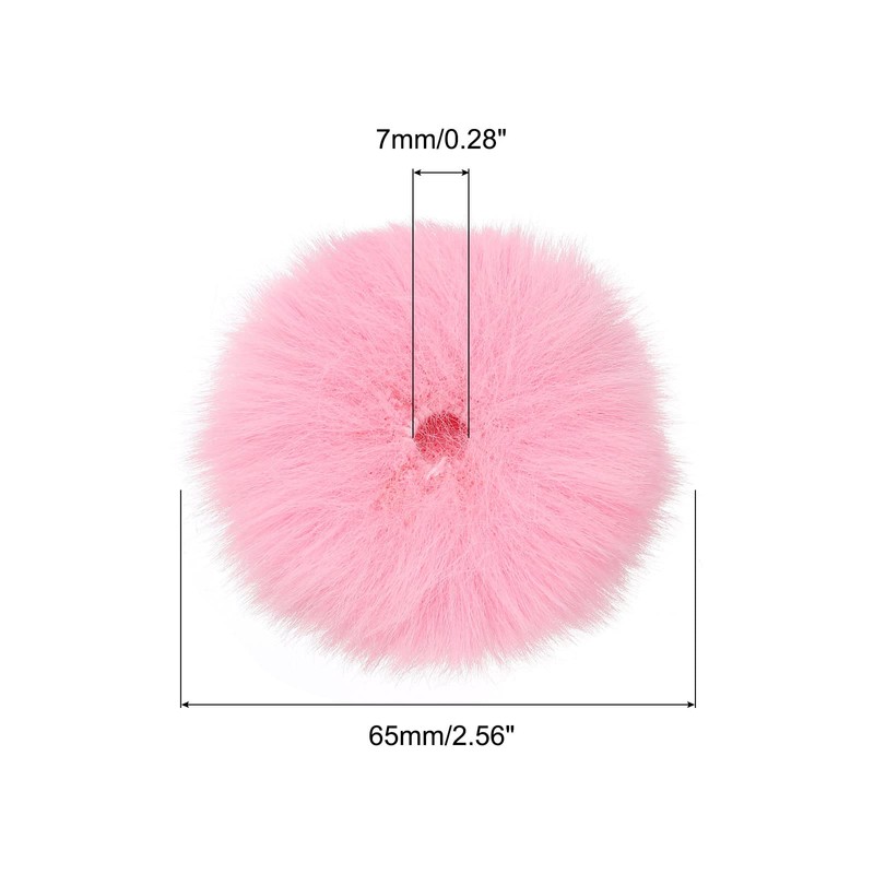 PATIKIL 7mm x 65mm Fur Microphone Windshield Microphone Cover for