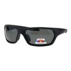 PASTL Tac Polarized Sunglasses Mens Wrap Around Rectangular Biker Fashion
