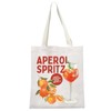 JTOUK Aperol Spritz Themed Tote Bag (Aperol Spritz Tote EU)