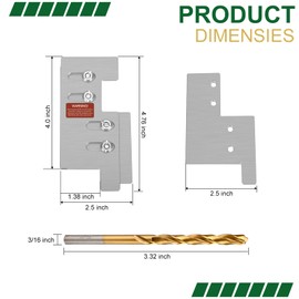 Generator Interlock Kit Suitable for Eaton or Cutler Hammer Vertical Throw CH Series 150 or 200 Amp Panels,Professional Electrical Interlock Kit, 2 1/4" Spacing Between Main and Branch Breaker (CH5)