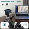 Technaxx Digital Microscope Pro TX-277-50x Magnification, 4.3" IPS Display, Adjustable