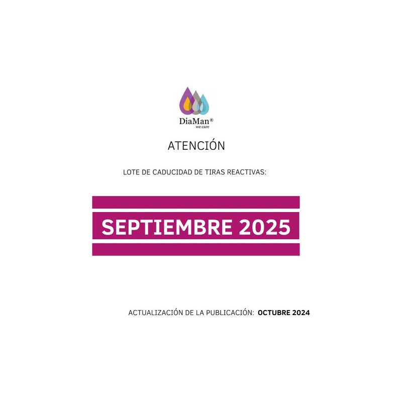 Tiras Reactivas Para Glucosa Diaman 50 Piezas