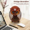 Owl Piggy Bank Owl Shaped Metal Coin Box Handwork Crafting