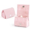 BITETH: Compact Velvet Ring Box with Plush Interior and Exterior
