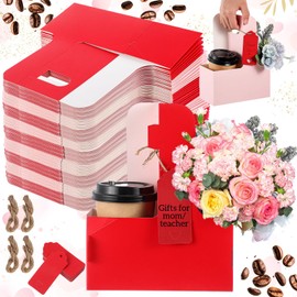 MotiMind 100 Pack 2 Cup Drink Carrier with Handle Kraft Paperboard Coffee Cup Holder Bulk for Hot Cold Drinks,Restaurant Food Service Delivery for Teachers Appreciation Week Mother's Day