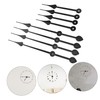 Jojofuny 4pcs Extra Long Silent Clock Movement Hands Replacement Kit