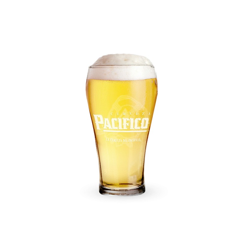Pacifico Tulip Pint Glass - Set of 4, 16 Ounces