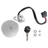 VIPIH Ignition Key Switch Fuel Gas Cap Lock Set Fit
