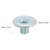 sourcing map M4 T-Nuts, 24pcs Carbon Steel Tee Nut Round