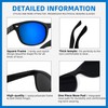 LOVIVY 2 Pack Reader Sunglasses for Men Women Classic Rectangle