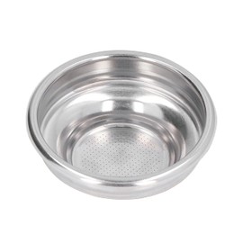 DmDoyy 58 mm stainless steel blind strainer, coffee filter basket, coffee filter basket, suitable for coffee lovers and as a replacement part for Italian coffee machines