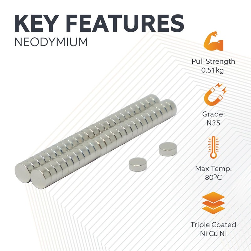 N35 Neodymium Magnet for Arts, Crafts, Model Making, DIY, and