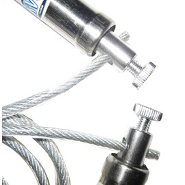 BAY® "OLYMP" Jump Rope Pink Red Steel Ball Bearing 280 300 320 cm Skipping Rope Adjustable Length Skipping Rope Skipping Rope Children Women Kids Adults Boxing Fitness Pink Rope