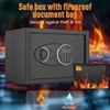 Goldenkey 1.6 Cu.Ft Classic Fireproof Safe with Charging Port –