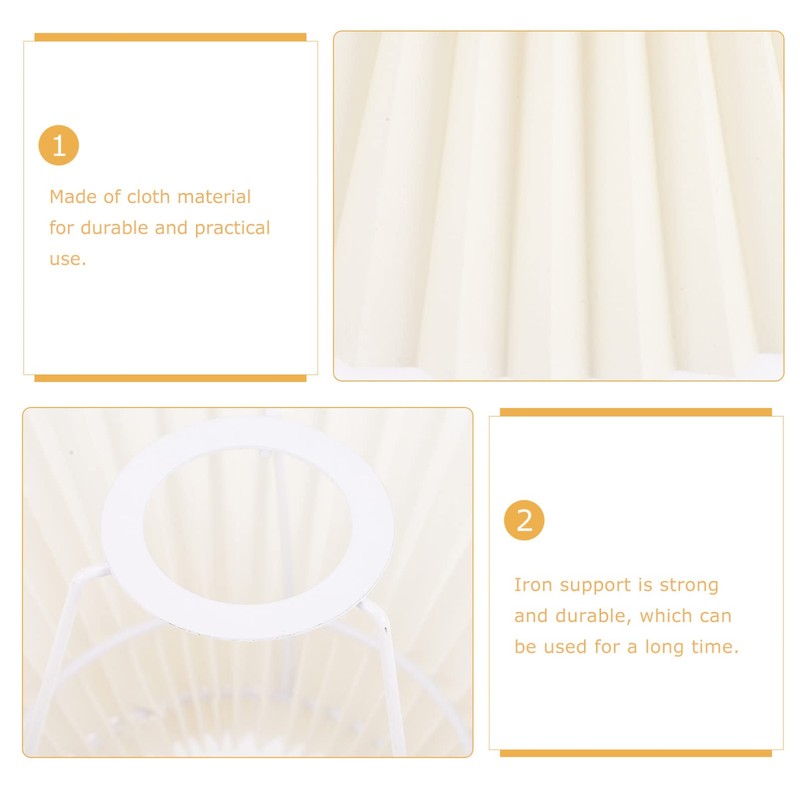 Simple Lamp Shades Pleated Light Cover Table Lamp Shade Lamp