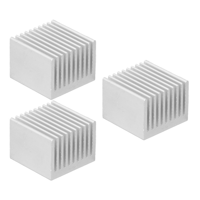 8Pcs Cooling Fins Aluminum Power Radiator Heat Sink Kit for