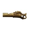 Kisangel Emergency Whistle Brass Keychain Hiking Whistle Metal Referee for
