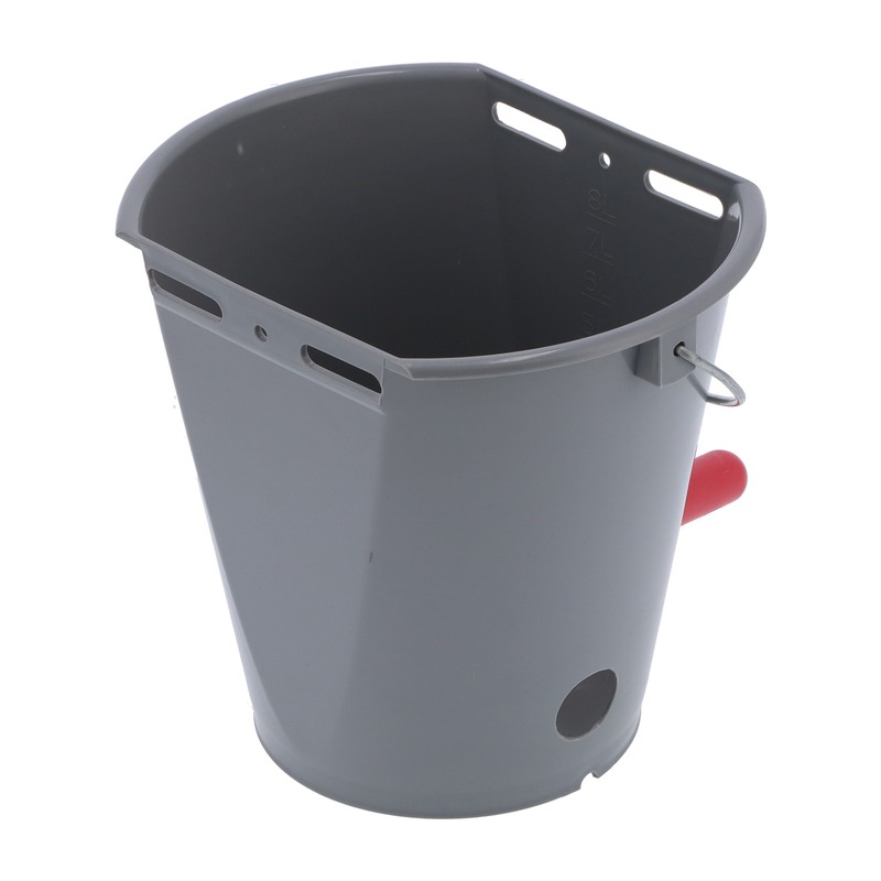 8L Plastic Feeder Bucket with Nipples Check Valves Feeding Equipment