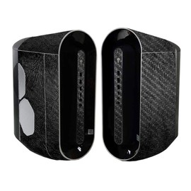 MightySkins Carbon Fiber Skin Compatible with Alienware Aurora R11 Gaming Desktop - Black Leather | Protective, Durable Textured Carbon Fiber Finish | Easy to Apply | Made in The USA