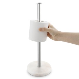 KES Free Standing Toilet Paper Holder Storage with Heavy Marble Base 3 Rolls 18/8 Stainless Steel,Toilet Tissue Holder Brushed Finish, BPS202S39-2