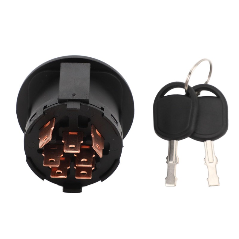 Ignition Switch 725174 Replacement for Mower with 2 Buttons -