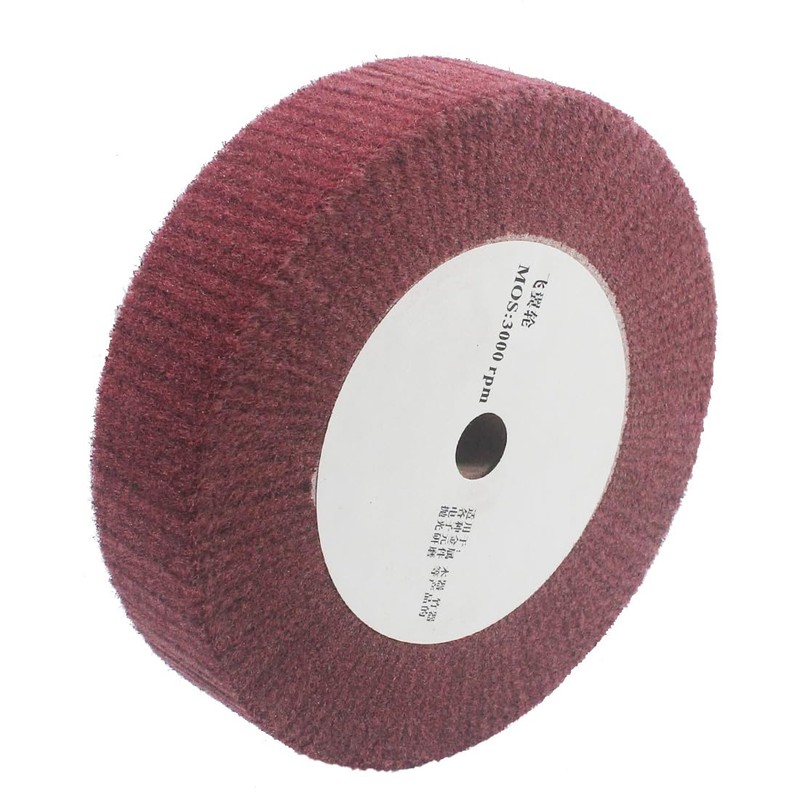 JUNLIXN 8'' X 2'' Extra Thick Non-Woven Polishing Wheels 320
