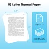 KNAON A4 Thermal Printer Paper, 100 Sheets 8.5 x 11